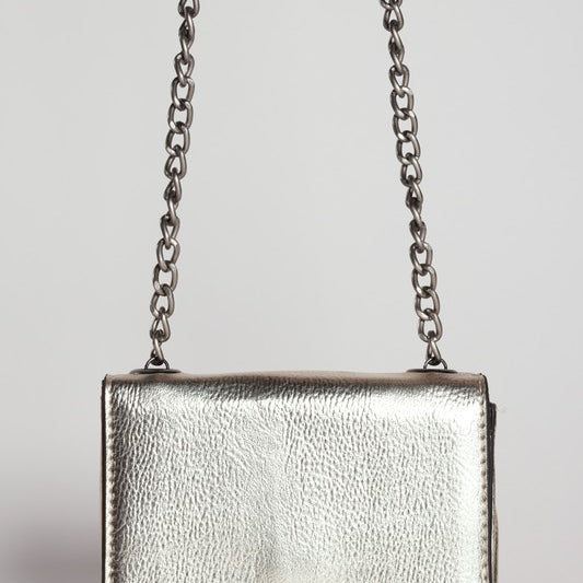 METALLIC CROSSBODY BAG