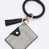 Rhinestone ID Card Convertible Wallet