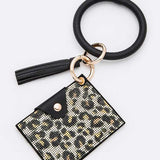 Rhinestone ID Card Convertible Wallet