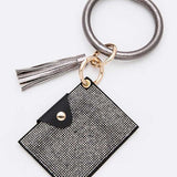 Rhinestone ID Card Convertible Wallet