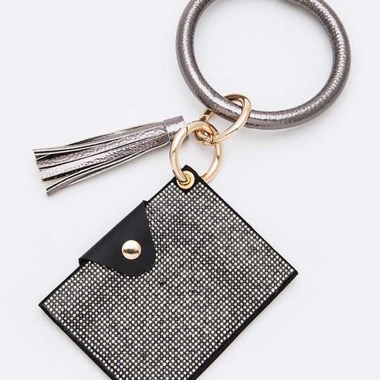 Rhinestone ID Card Convertible Wallet