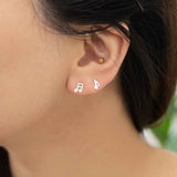 Musical Note Earrings