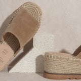 OASIS SOCIETY Ivy - Espadrille Platform Slide