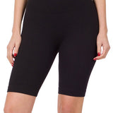 Seamless Ribbed High Waist Biker Shorts