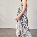 Tie-Dye Cami Maxi Dress