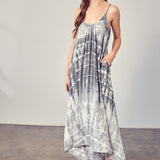 Tie-Dye Cami Maxi Dress