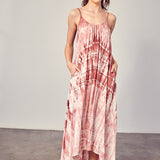 Tie-Dye Cami Maxi Dress