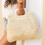 Oversized Straw Tote