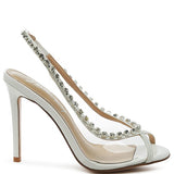 Camarine Clear Stiletto Sling-back