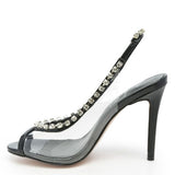 Camarine Clear Stiletto Sling-back