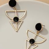 AZTEC GEO SHAPE EARRINGS