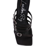 Strappy PLATFORM HEELED SANDALS