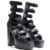 LONDON RAG SAROUCHI CAGED HIGH HEEL BUCKLE SANDAL