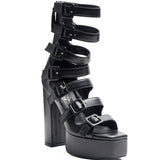 LONDON RAG SAROUCHI CAGED HIGH HEEL BUCKLE SANDAL