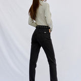 HIGH WAISTED STRAIGHT JEANS