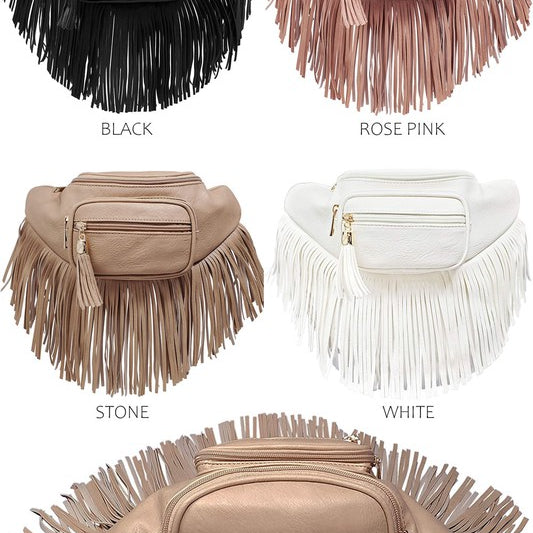 Fashion Fringe Tassel Fanny Pack Waist Bag