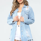 WOMEN FASHION DENIM JACKET