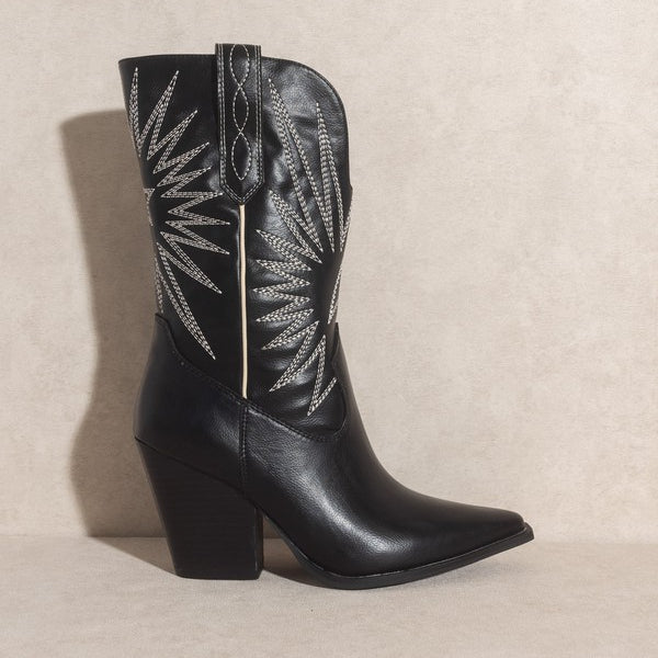 OASIS SOCIETY Emersyn - Starburst Embroidery Boots