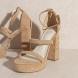 Oasis Society Raelynn - Suede Platform Heels