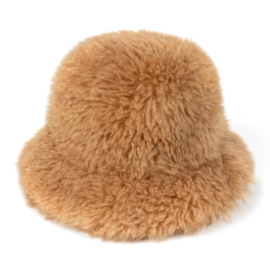 CC Faux Fur Bucket Hat