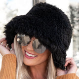 CC Faux Fur Bucket Hat