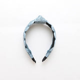 Raffia Crochet Trim Headband