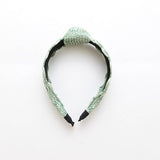 Raffia Crochet Trim Headband