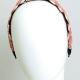 Raffia Crochet Trim Headband