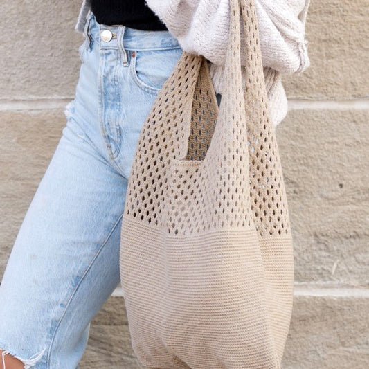 Soft Knit Hobo Bag