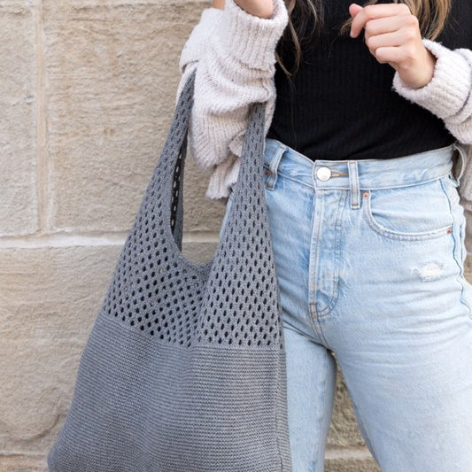 Soft Knit Hobo Bag