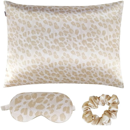 Satin Pillowcase Sleep Mask Scrunchie Gift Set