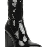 Pluto Block Heel Stiletto Ankle Boot