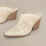 Oasis Society Kiara - Western Inspired Heeled Mule