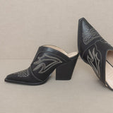 Oasis Society Kiara - Western Inspired Heeled Mule