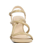 Open Square Toe Block Heel Sandals