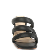 Kywe Textured Heel Chunky Strap Sandals