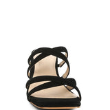 VALENTINA Strappy Casual Block Heel Sandals