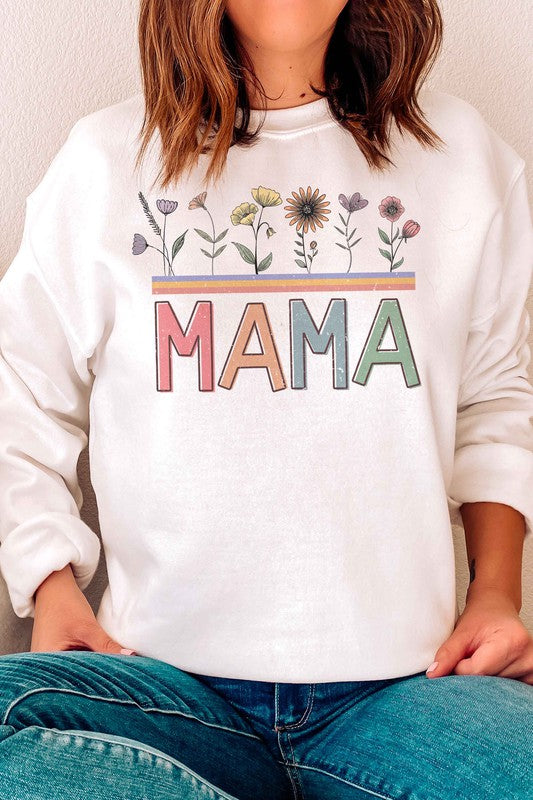 FLORAL MAMA GRAPHIC SWEATSHIRT