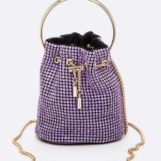 Oversize Rhinestone Iconic Bucket Bag