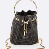 Oversize Rhinestone Iconic Bucket Bag