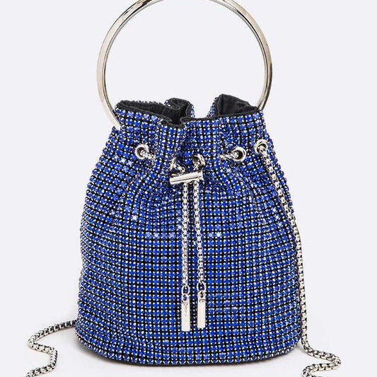 Oversize Rhinestone Iconic Bucket Bag