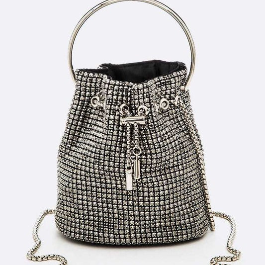 Oversize Rhinestone Iconic Bucket Bag