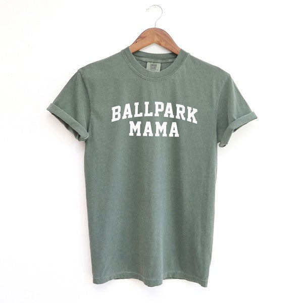 Varsity Ballpark Mama Garment Dyed Tee