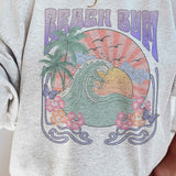 BEACH BUM GRAPHIC SWEATSHIRT