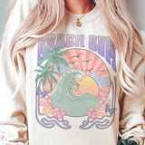 BEACH BUM GRAPHIC SWEATSHIRT