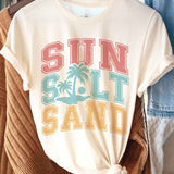 SUN SALT SAND GRAPHIC T-SHIRT