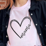 Heart Mama Bella Canvas Tee