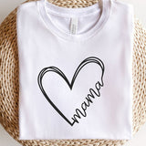 Heart Mama Bella Canvas Tee