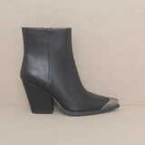 OASIS SOCIETY Zion - Bootie with Etched Metal Toe