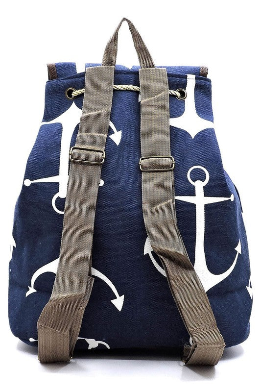 Cute Canvas Backpack Purse